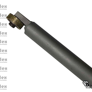 Fosqueador diamantado com suportes, modelo 1mm a 10mm com grãos finos médio e grosso